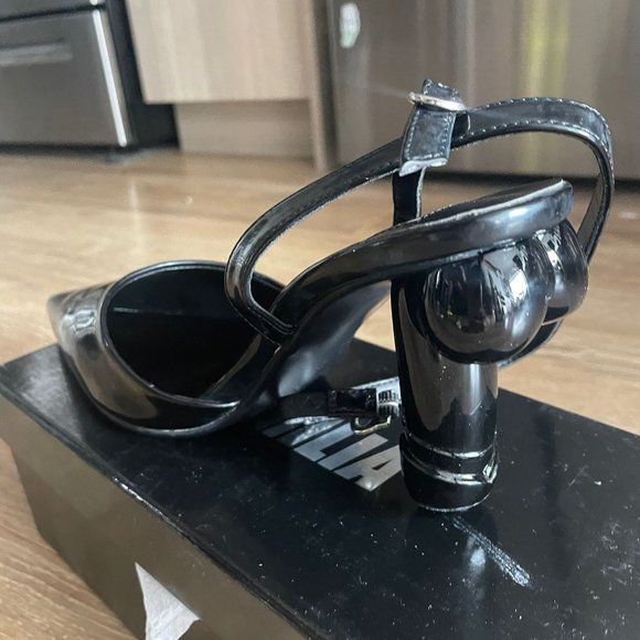 Namilia black dick heels - Picture 3 of 8